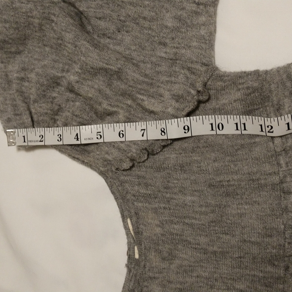 *Host Pick* Moth Anthropologie Soft As Feathers Gray Knit Dress Size Large - Picture 9 of 13